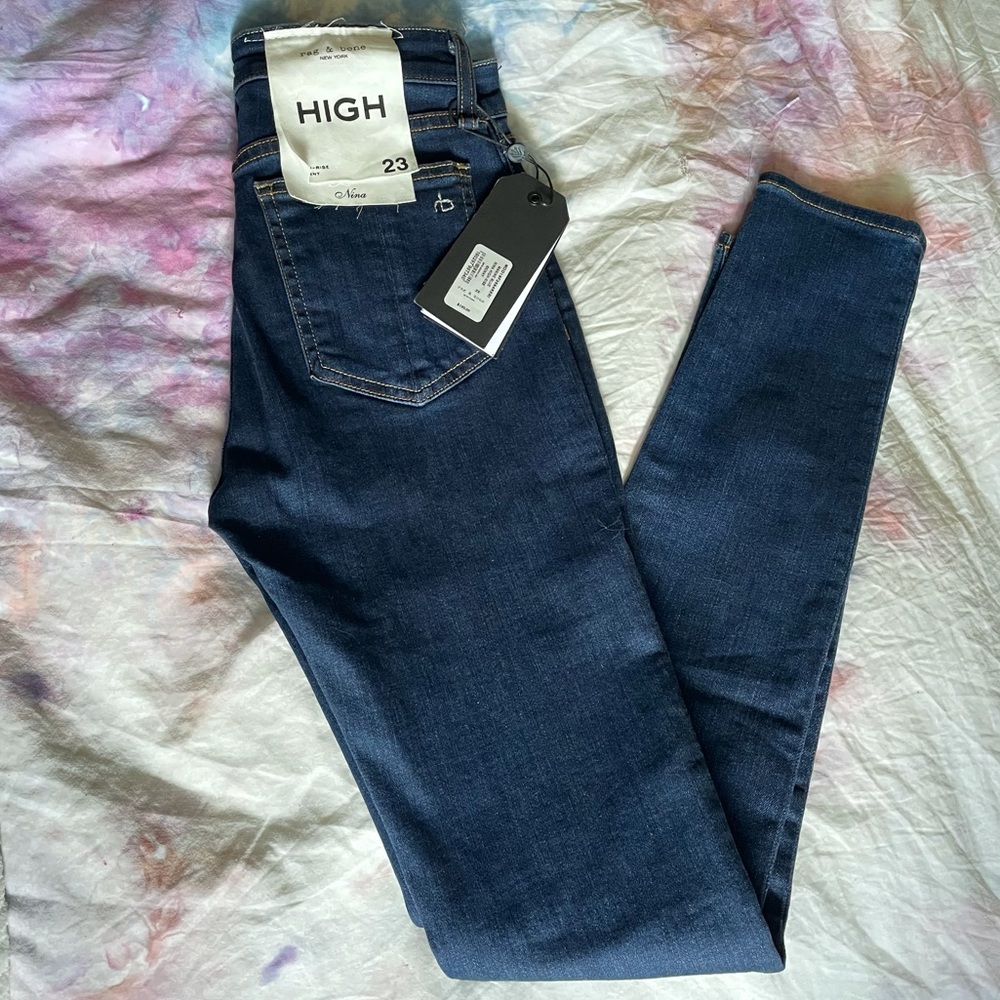NWT rag & bone High Rise Skinny Jeans